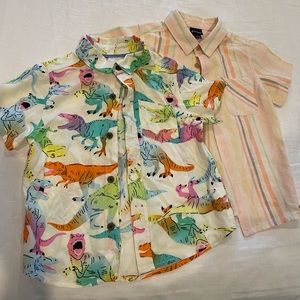 Set of 3T button up shirts